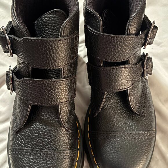 DOC MARTEN DEVON FLOWER MOTO BOOTS - Picture 5 of 6